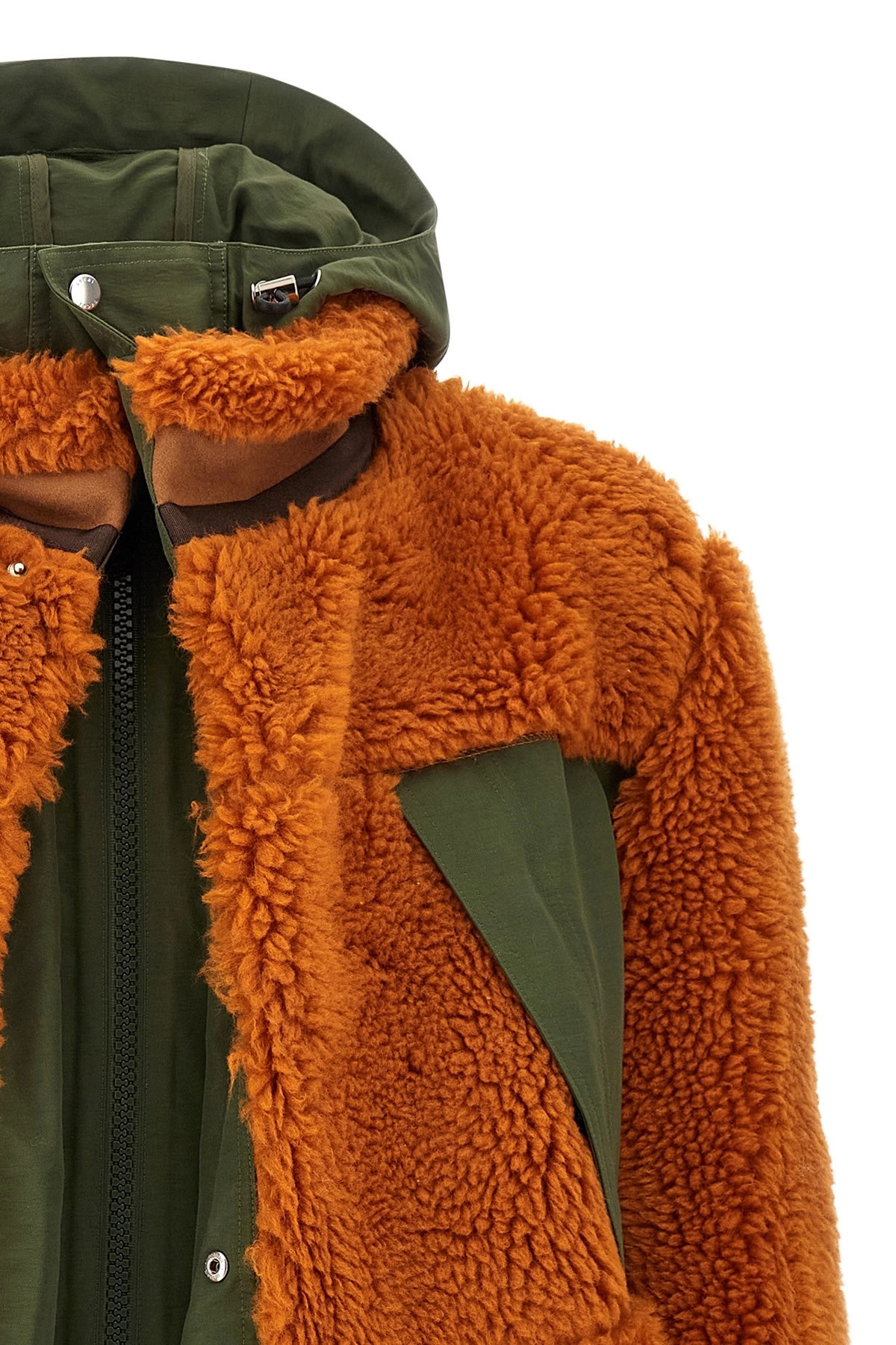 Faux shearling parka - 3