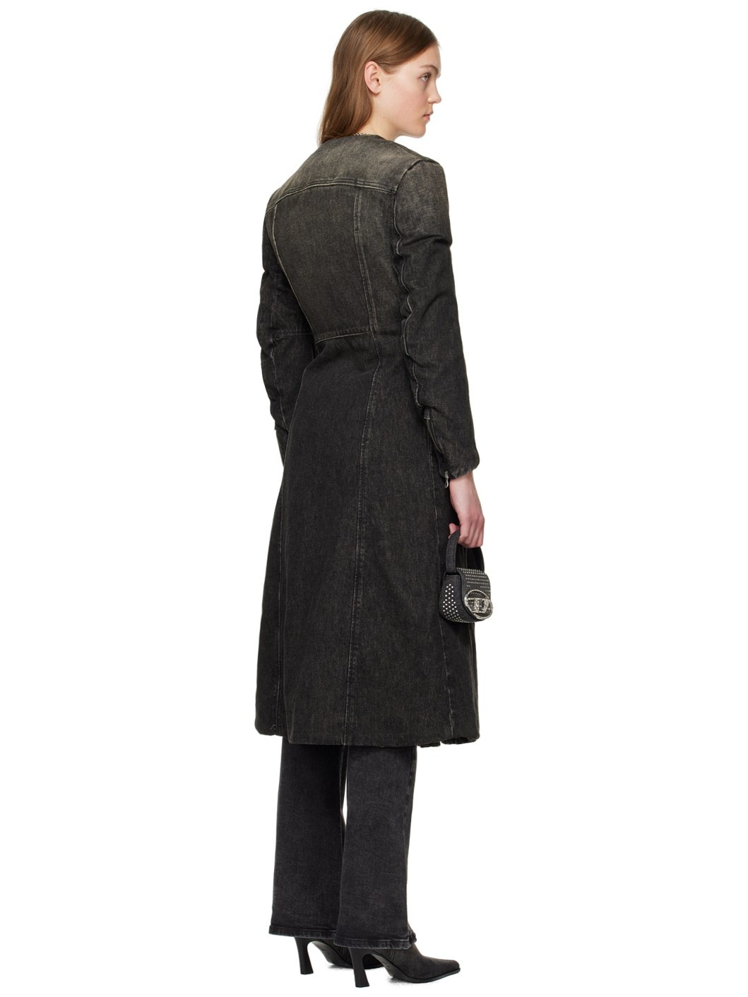 Black De-Sy-S Denim Coat - 3