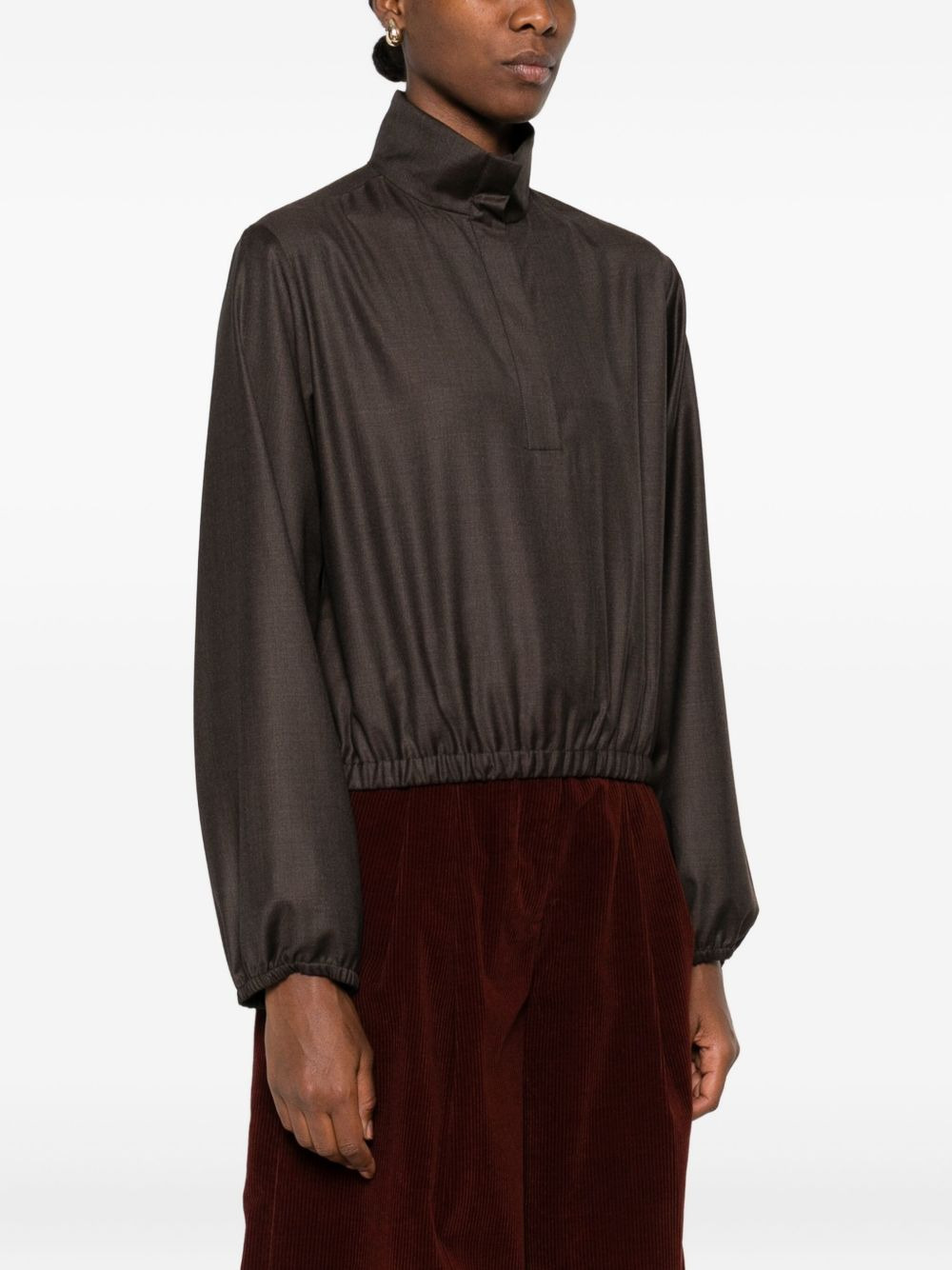 high-neck sweatshirt - 3