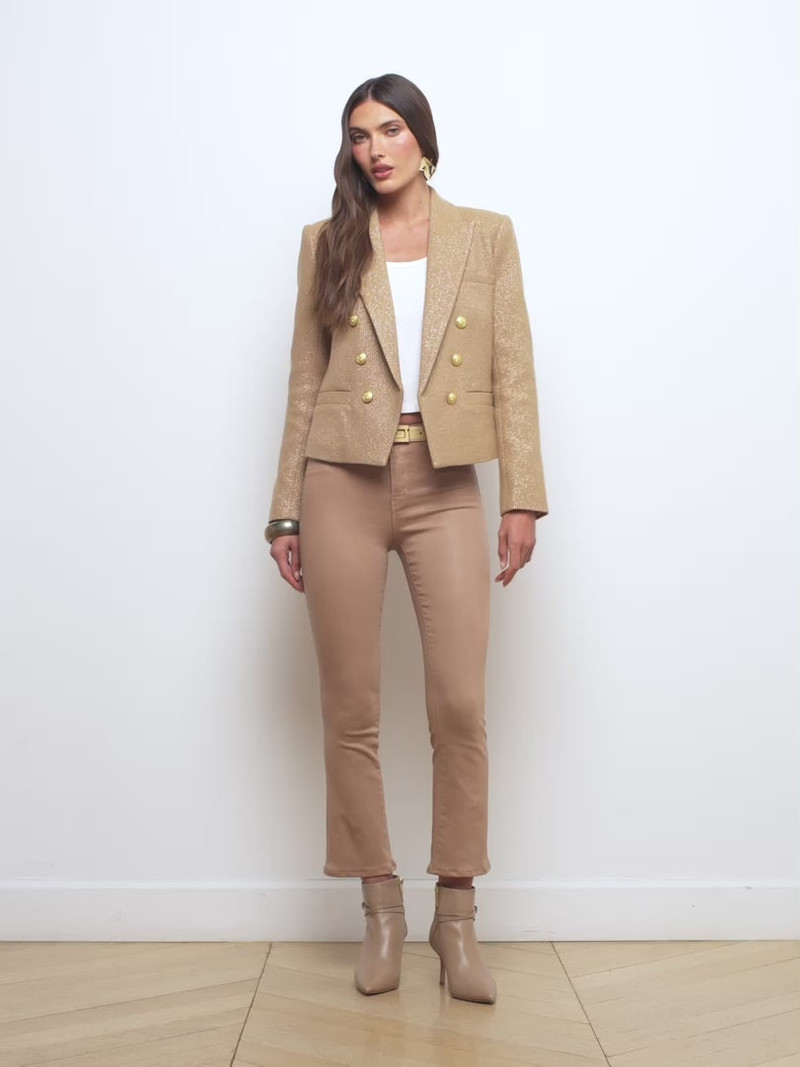 Brooke Open-Front Blazer 7