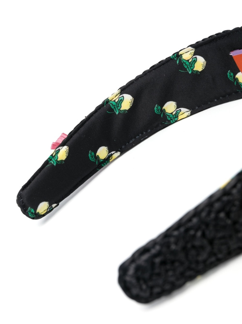 Halo raffia hairband 3