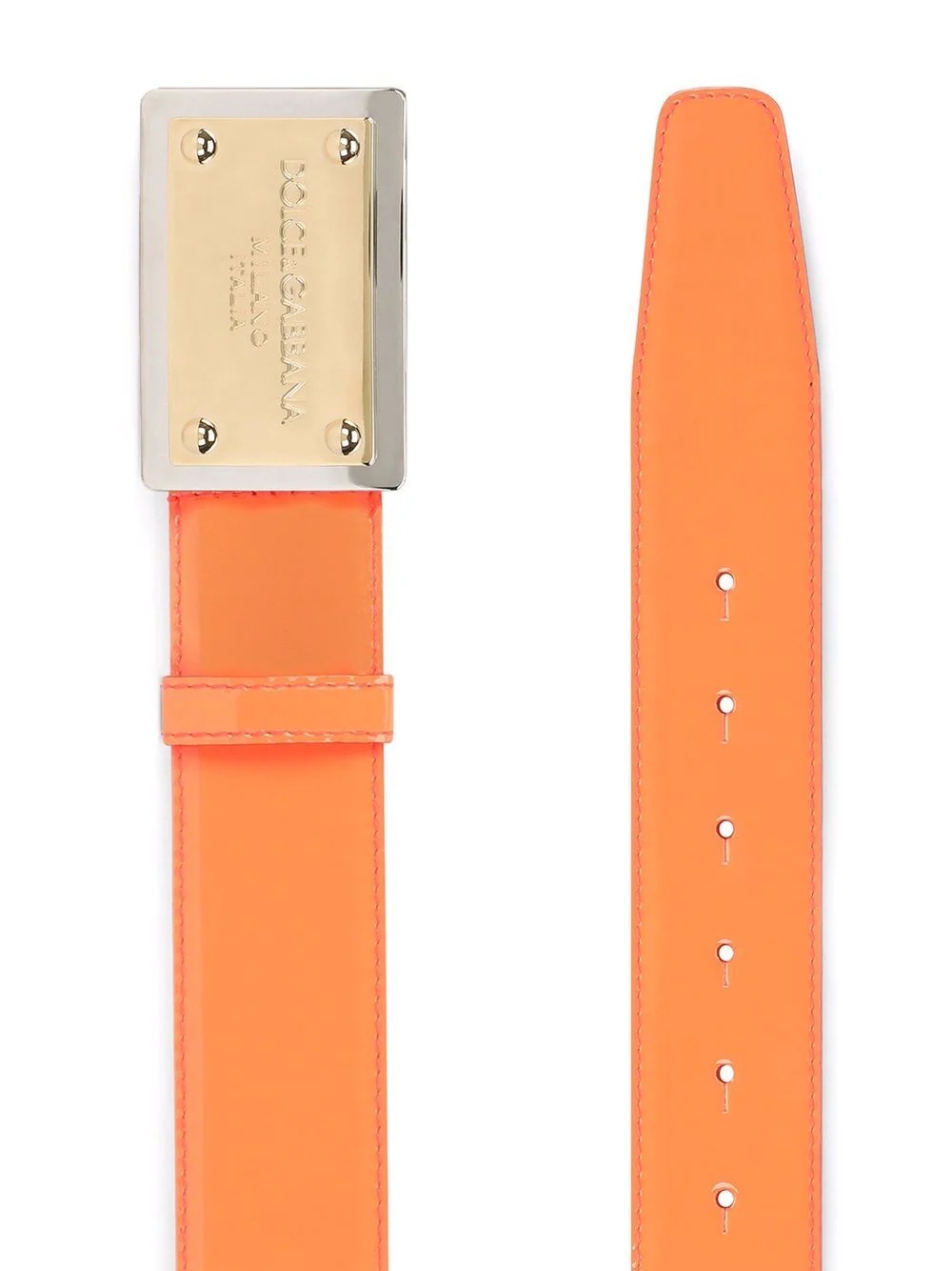 logo-plaque belt - 2