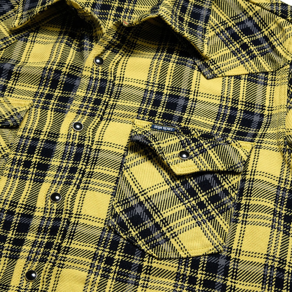 INDIGO PLAID WESTERN SHIRT - IHSH-411 - 5