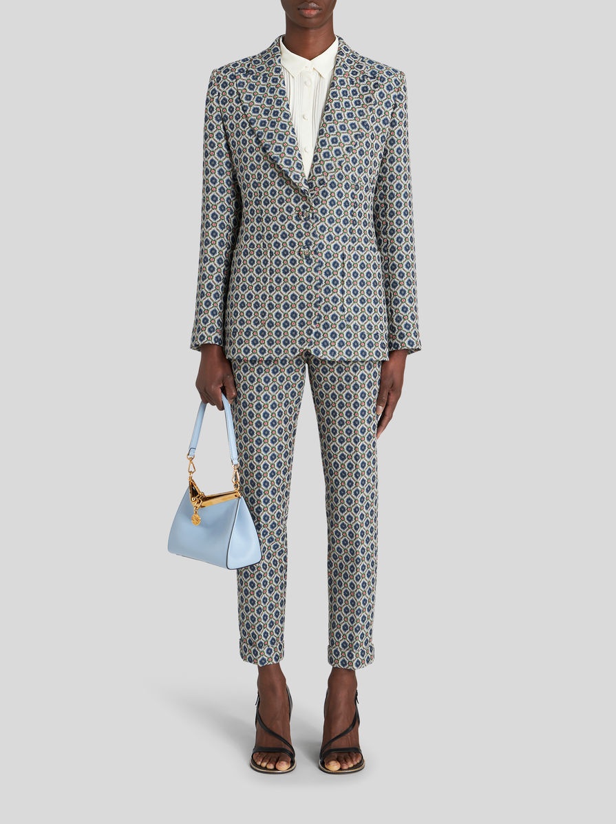 GEOMETRIC PATTERN JACQUARD JACKET - 3