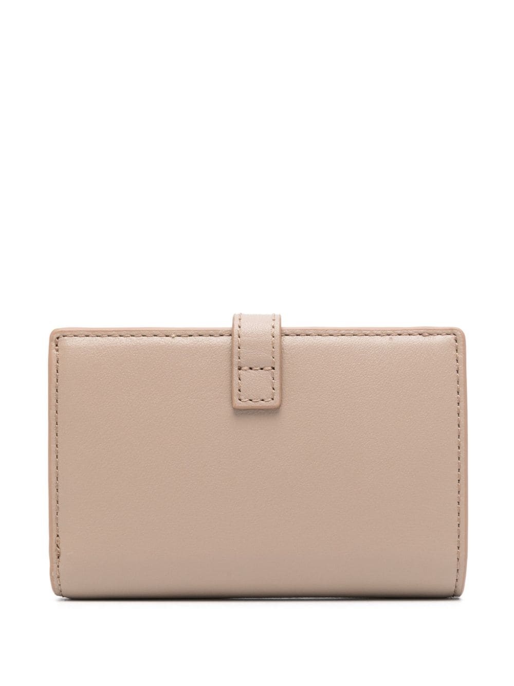 logo-plaque leather wallet - 2