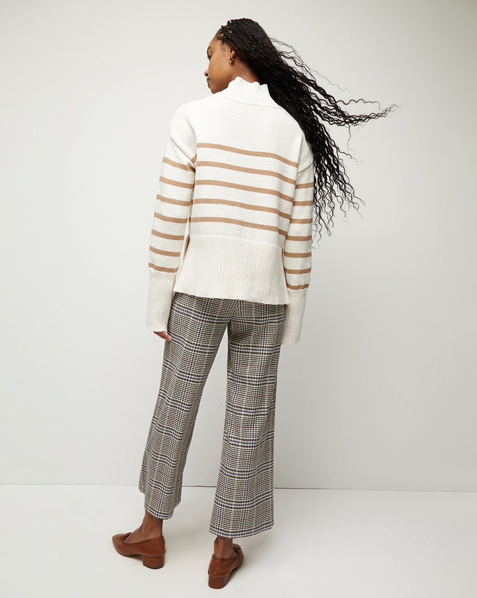 LANCETTI NAUTICAL-STRIPE SWEATER - 5