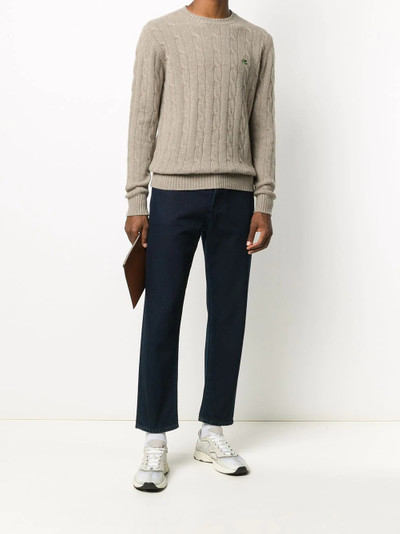 Etro cable knit sweater outlook