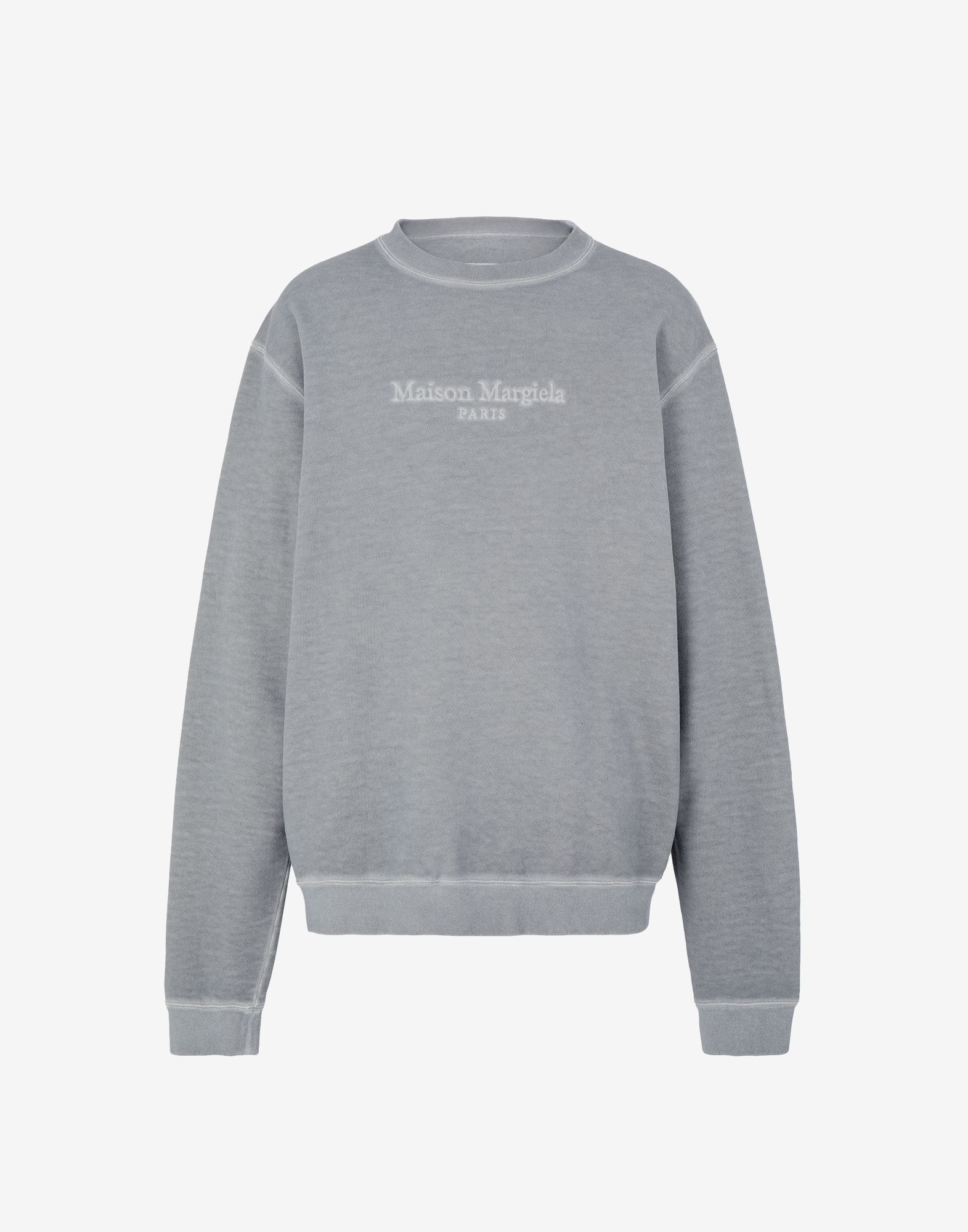 Embroidered logo oversized sweatshirt - 1