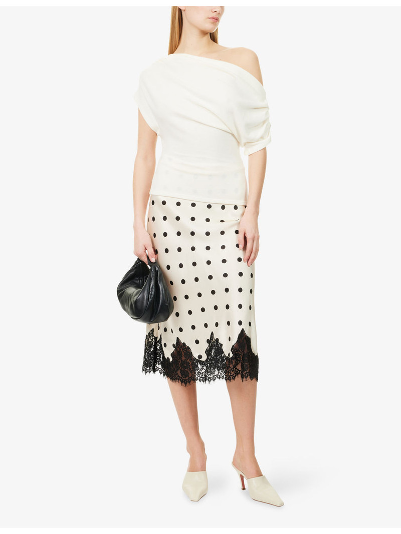 Reformation Iris Off-Shoulder Knitted Top outlook