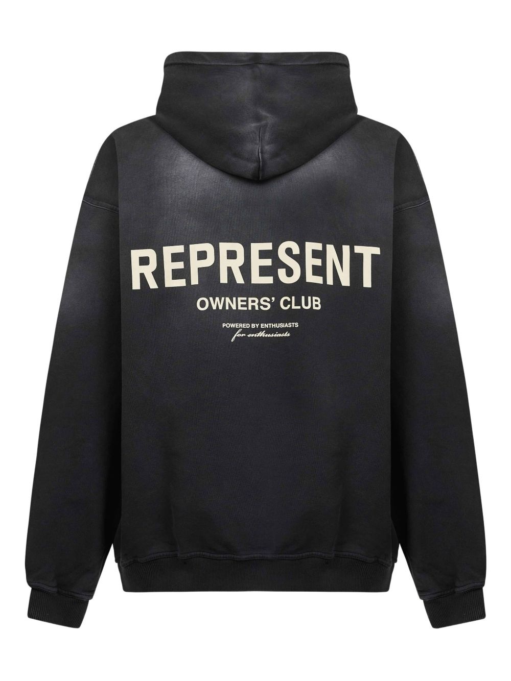 logo-print cotton hoodie - 2