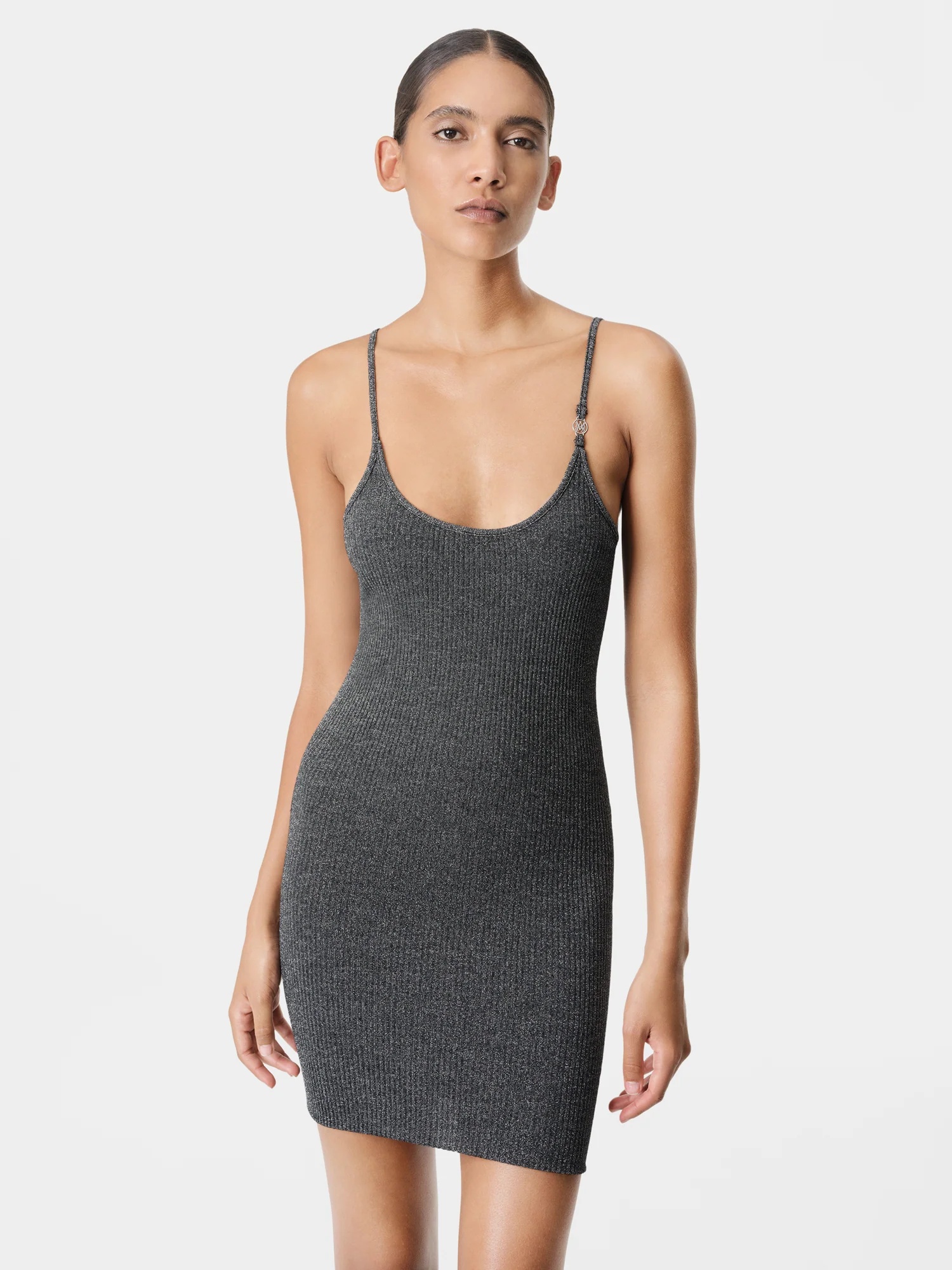 WOMEN'S LUREX MINI DRESS - 4