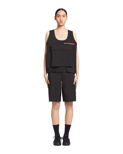 Prada Technical fabric top with large pocket outlook
