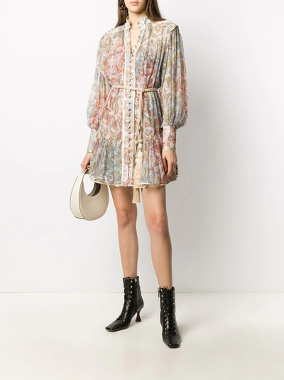 Zimmermann Lucky Bound silk shirtdress outlook