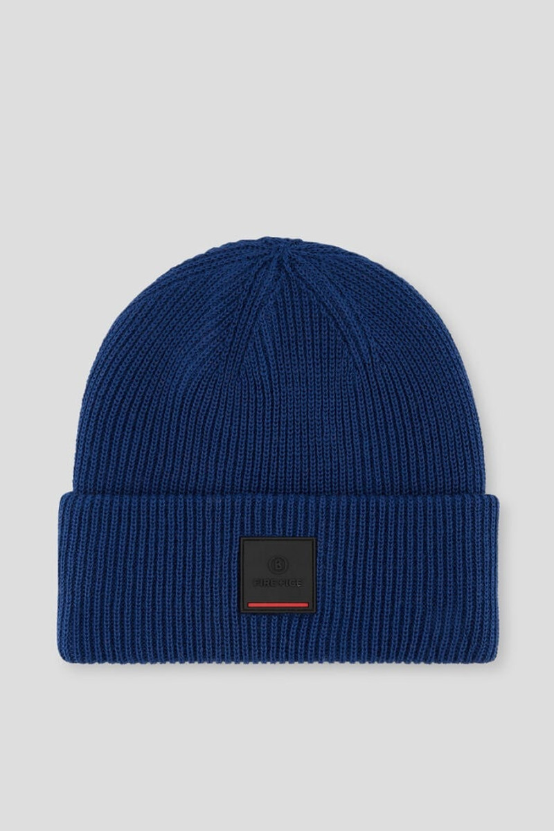 Tarek Knitted beanie in Dark blue 1