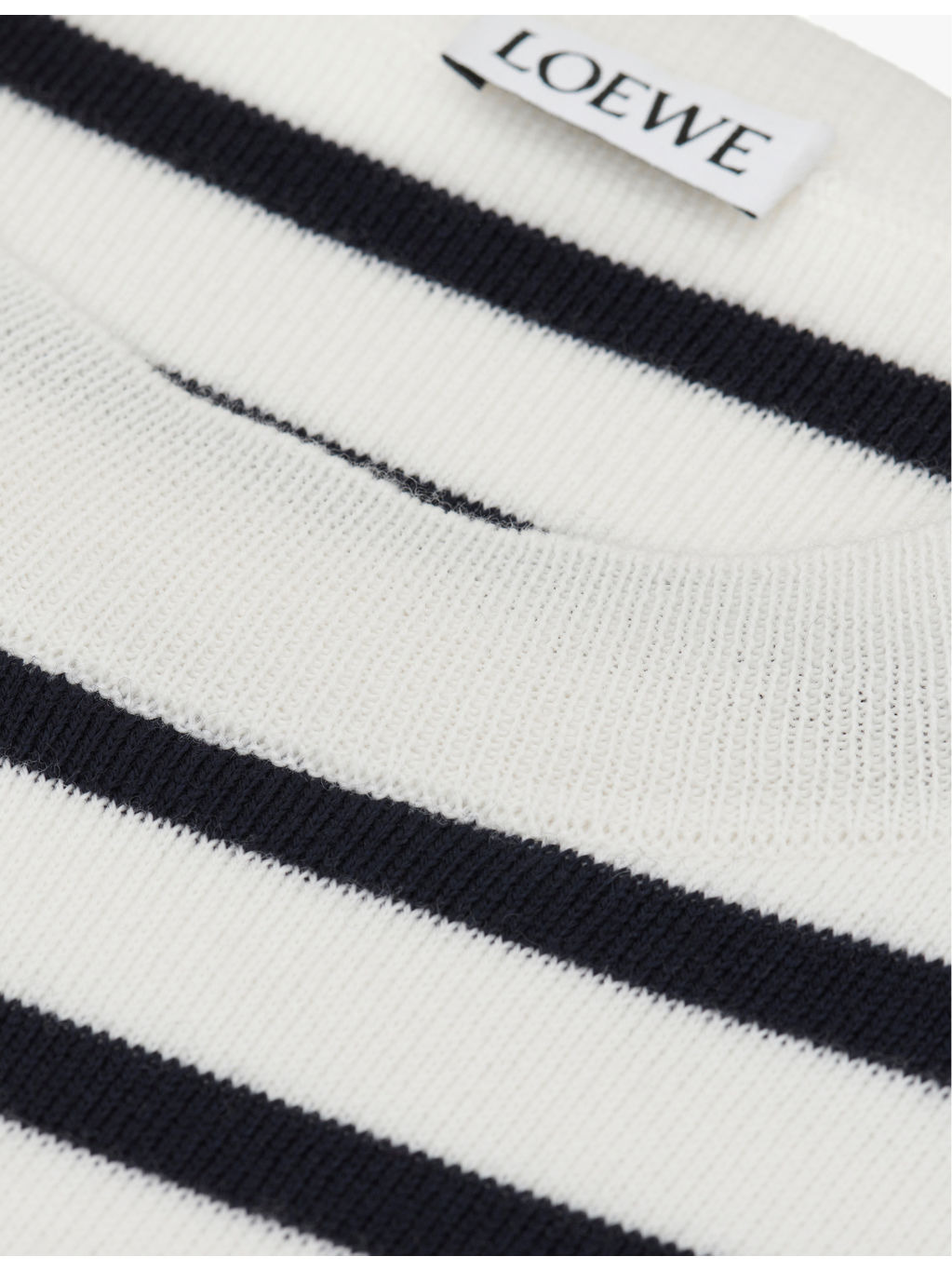 Anagram striped stretch-knitted jumper - 6