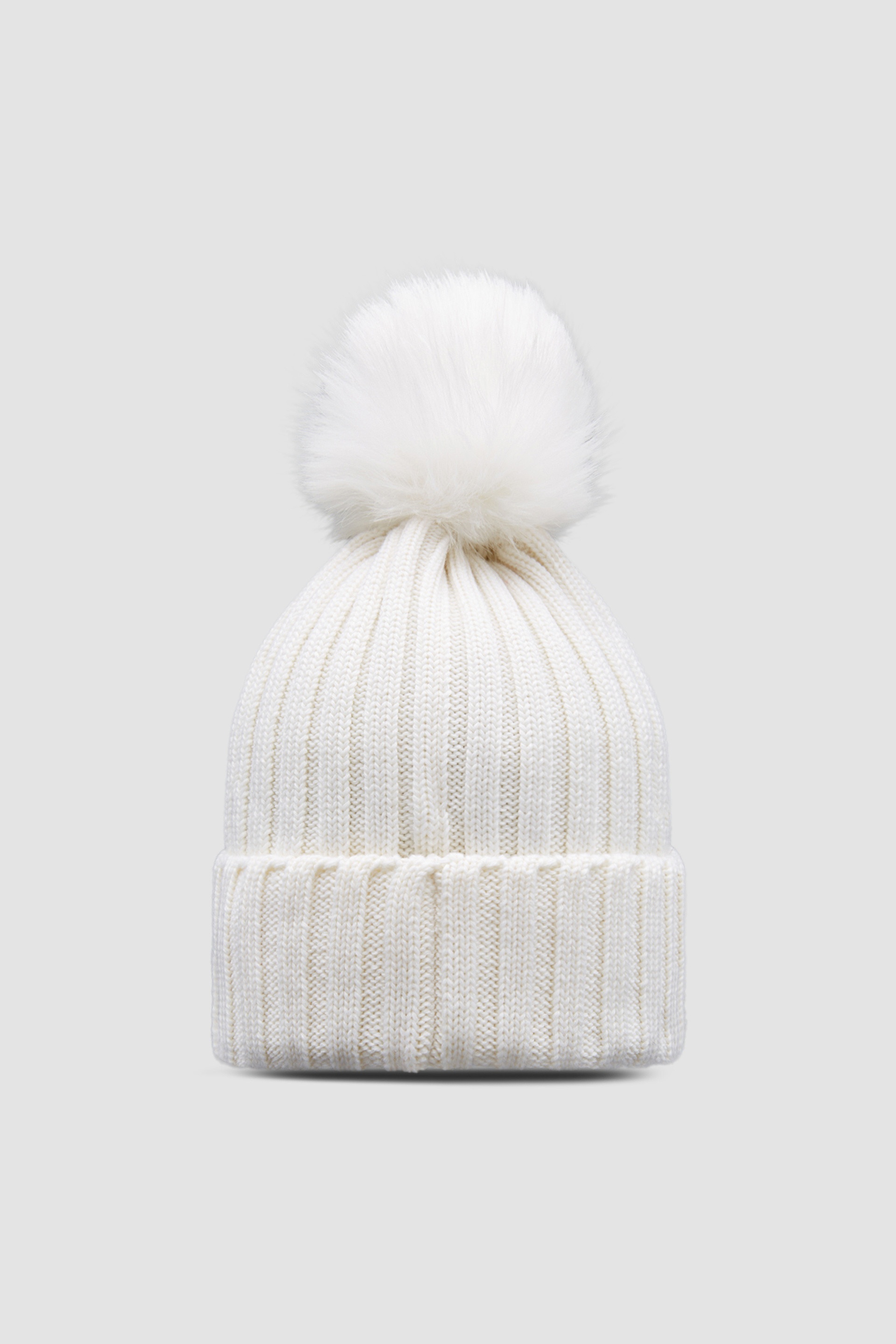 Wool Beanie with Pom Pom - 4