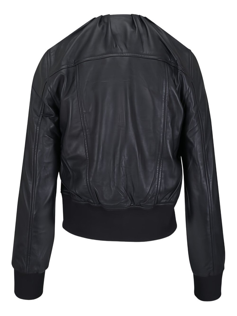 R13 pocket zip leather jacket outlook