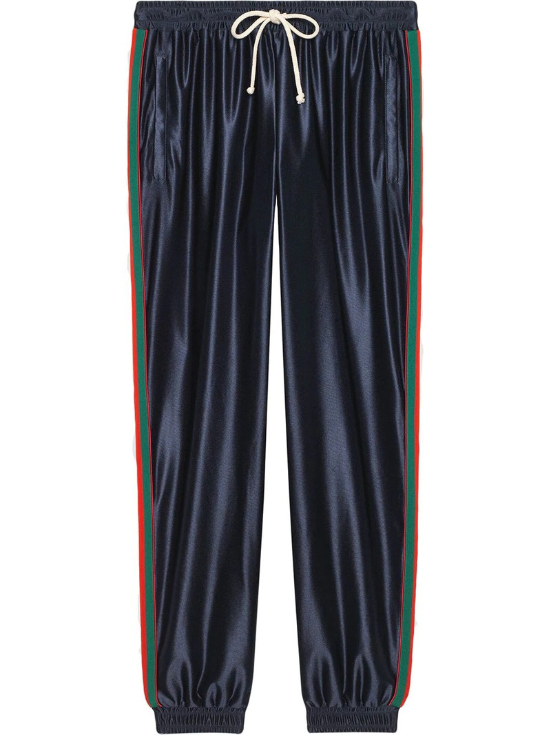 Web-trim track pants - 1