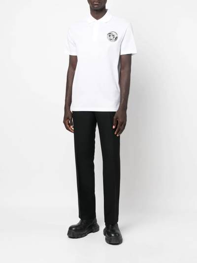 VERSACE Medusa-patch polo shirt outlook