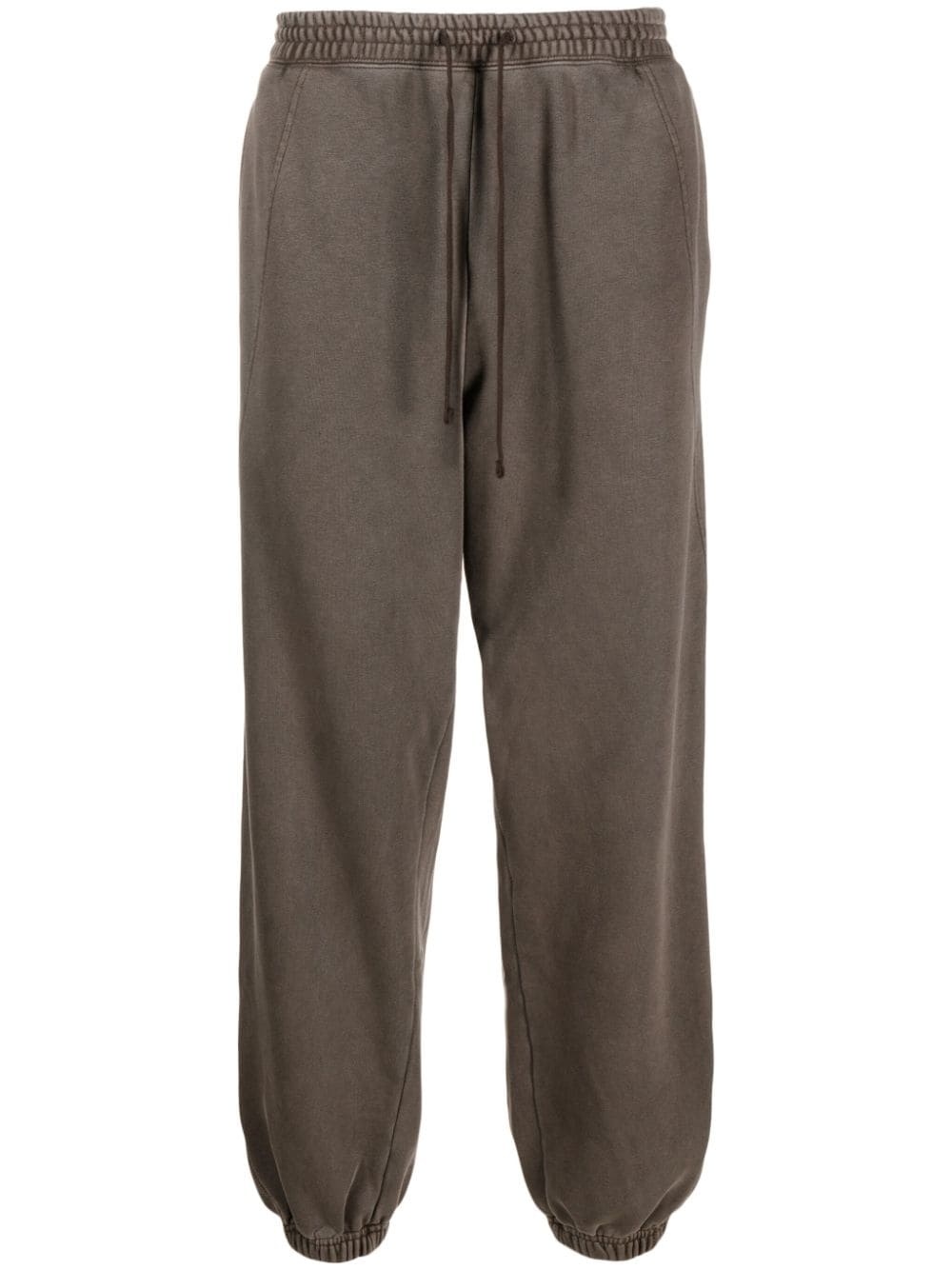 panelled cotton blend track pants - 1