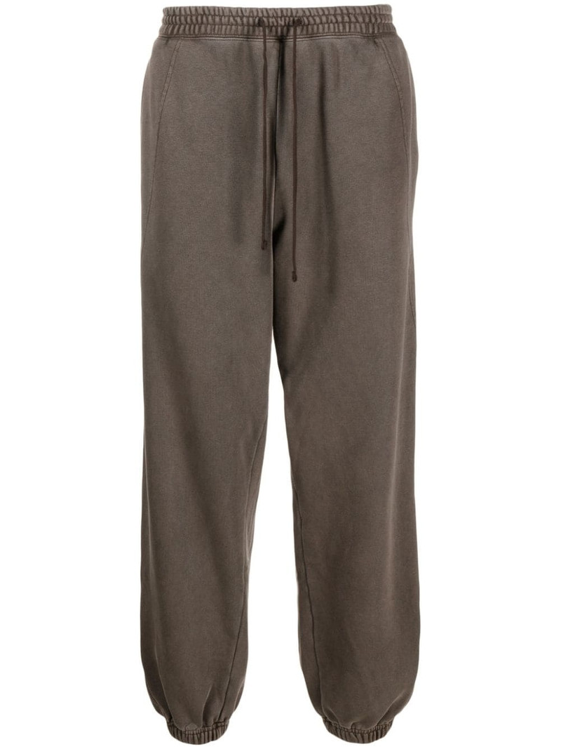 panelled cotton blend track pants 1