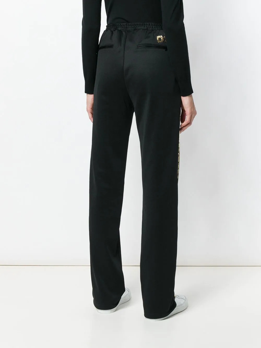 sequin embellished track pants - 4