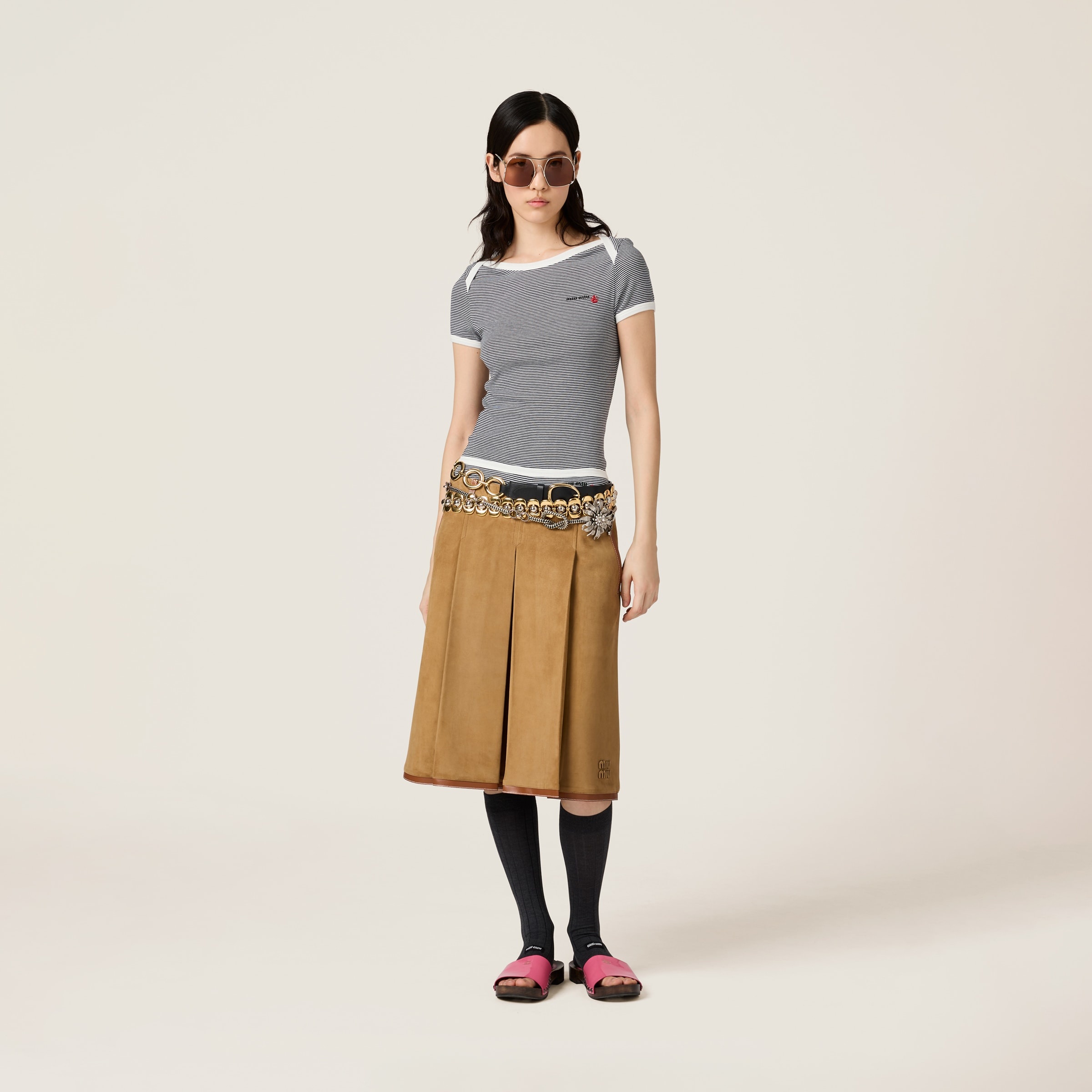 Petit Bateau X Miu Miu ribbed jersey t-shirt - 2
