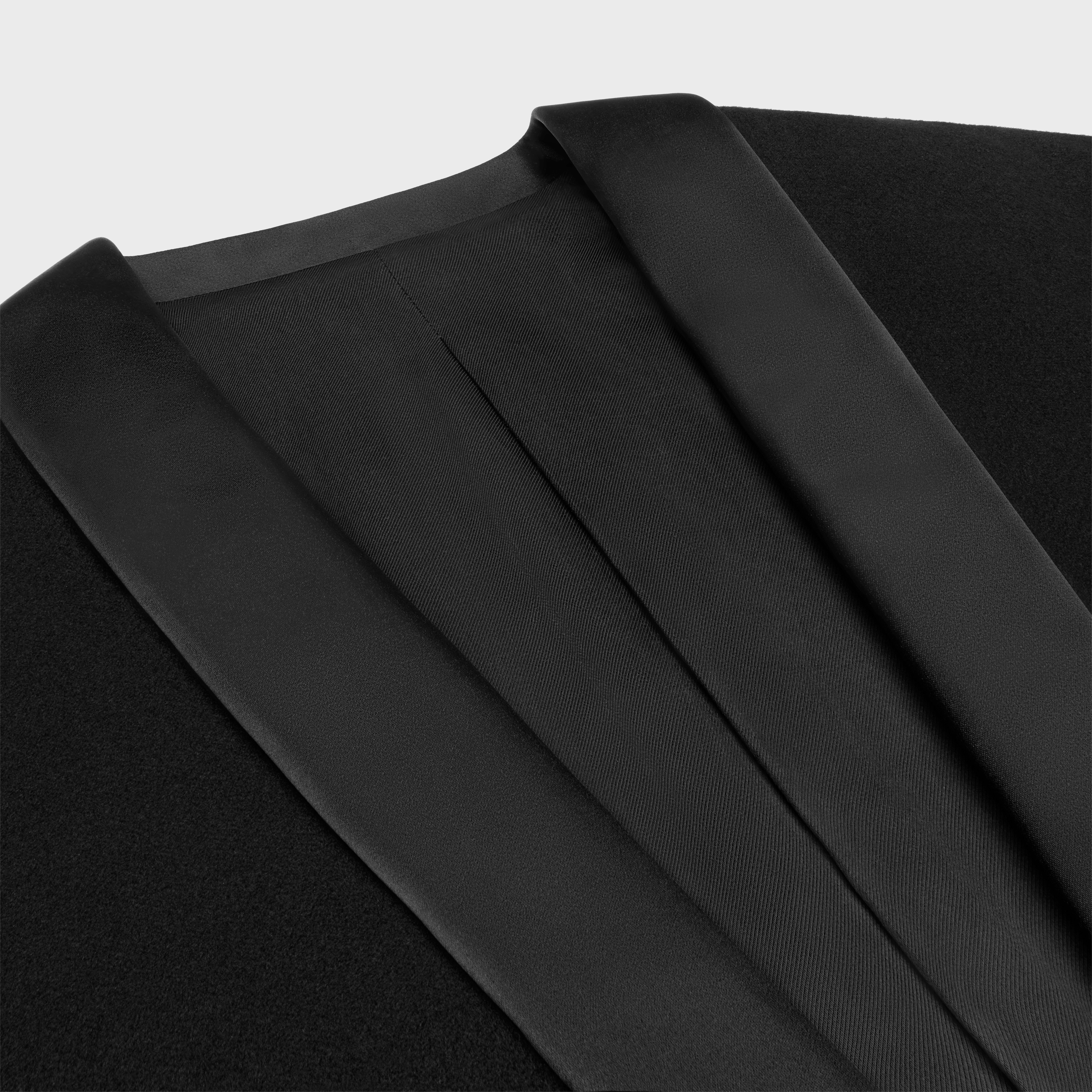 egg tux coat in double face cashmere - 3