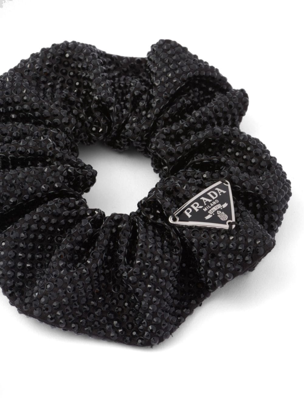 crystal-embellished hair scrunchie - 2