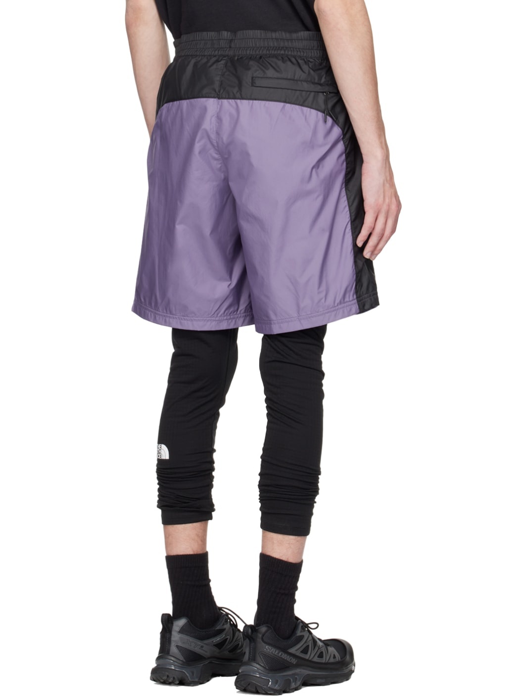 Purple & Black Hydrenaline Shorts - 3