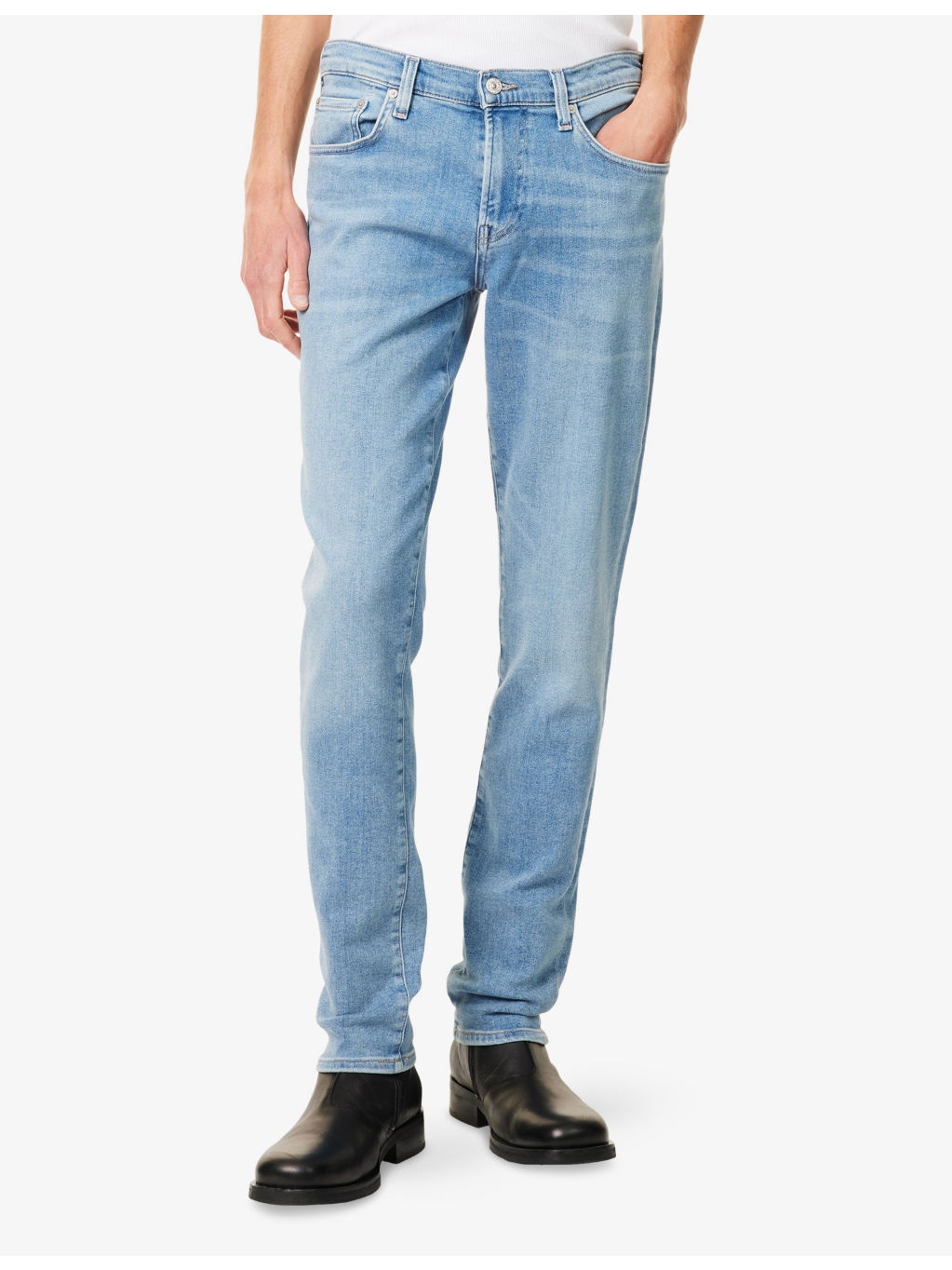 The London Slim-Fit Stretch-Denim Blend Jeans - 3