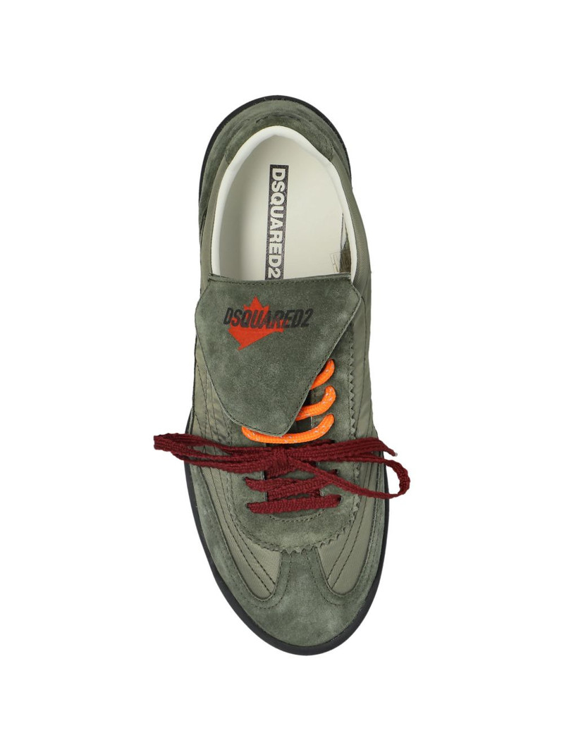suede panelled sneakers 3
