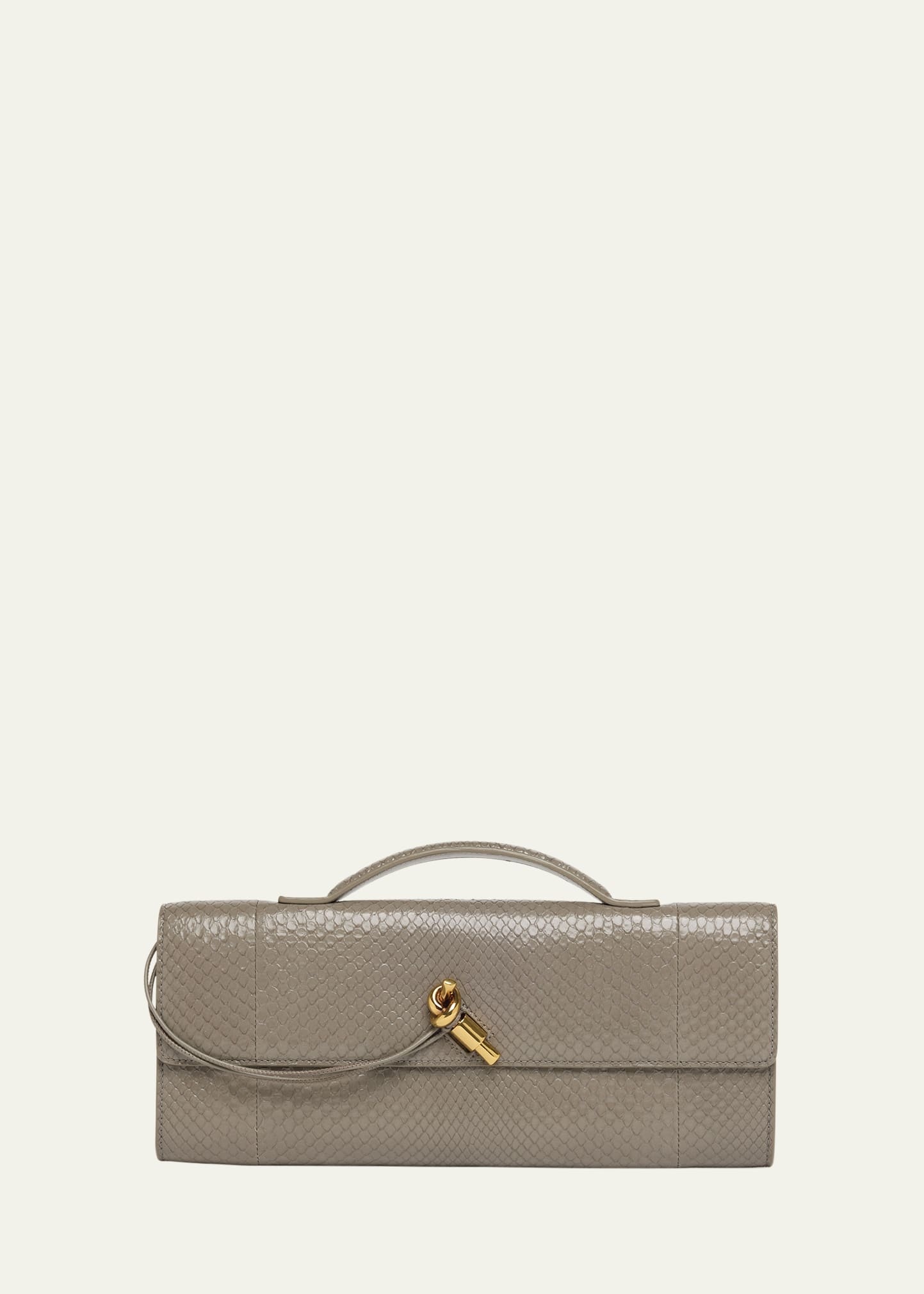 Andiamo Python Long Clutch Bag - 1