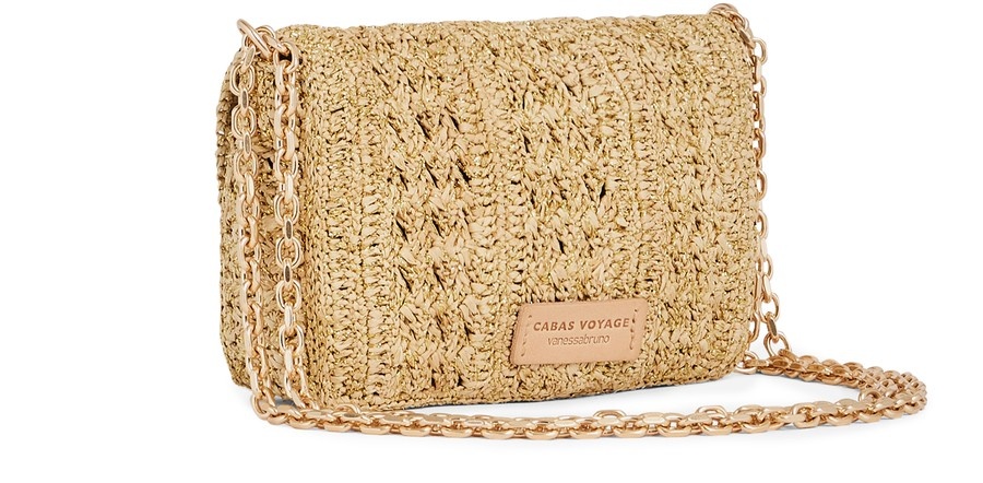 Nano Moon Bag in raffia and lurex - 2