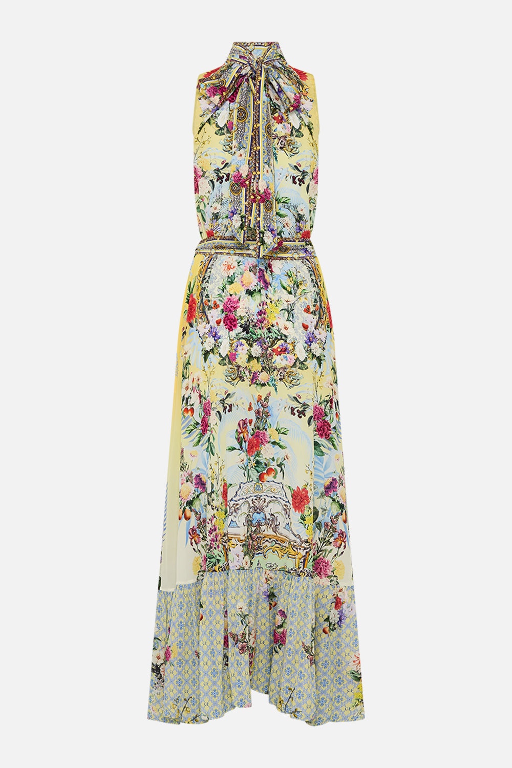 NECKTIE DRESS WITH ELASTICATED WAIST - 7