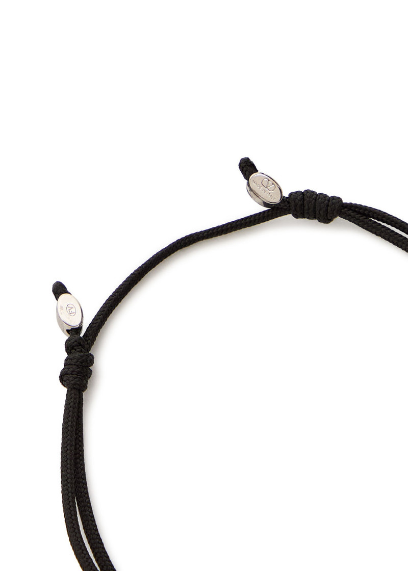 Valentino Valentino Garavani Vlogo Plaque Cord Bracelet outlook