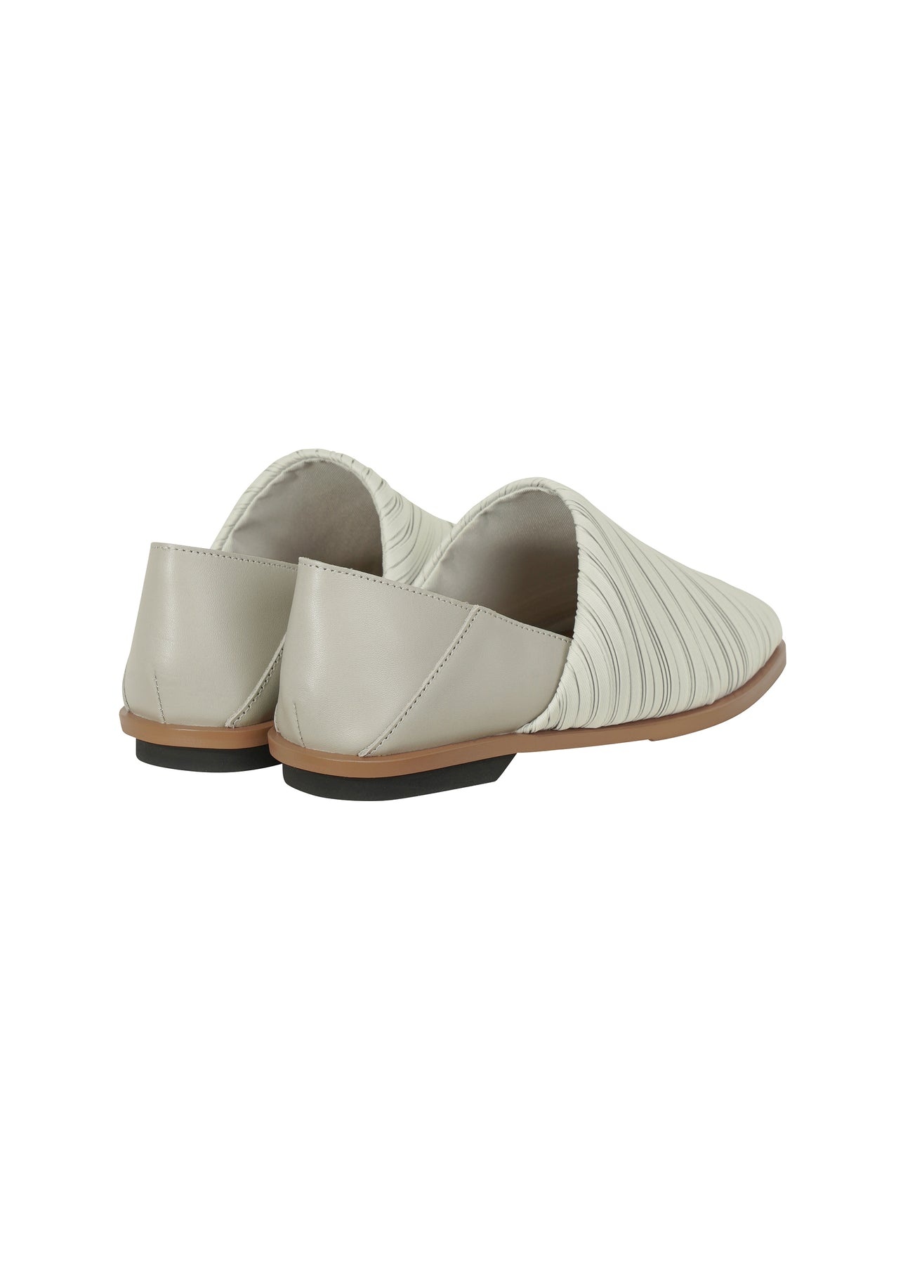 PLEATS SLIP-ON SHOES - 4