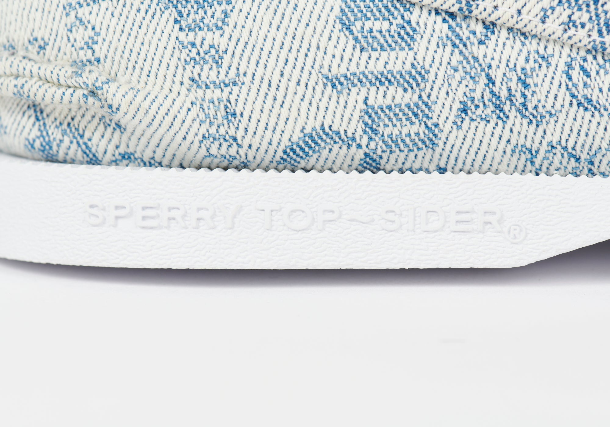 PALACE SPERRY CLOUD AUTHENTIC ORIGINAL 3 EYE DENIM BOATSHOE WHITE - 9