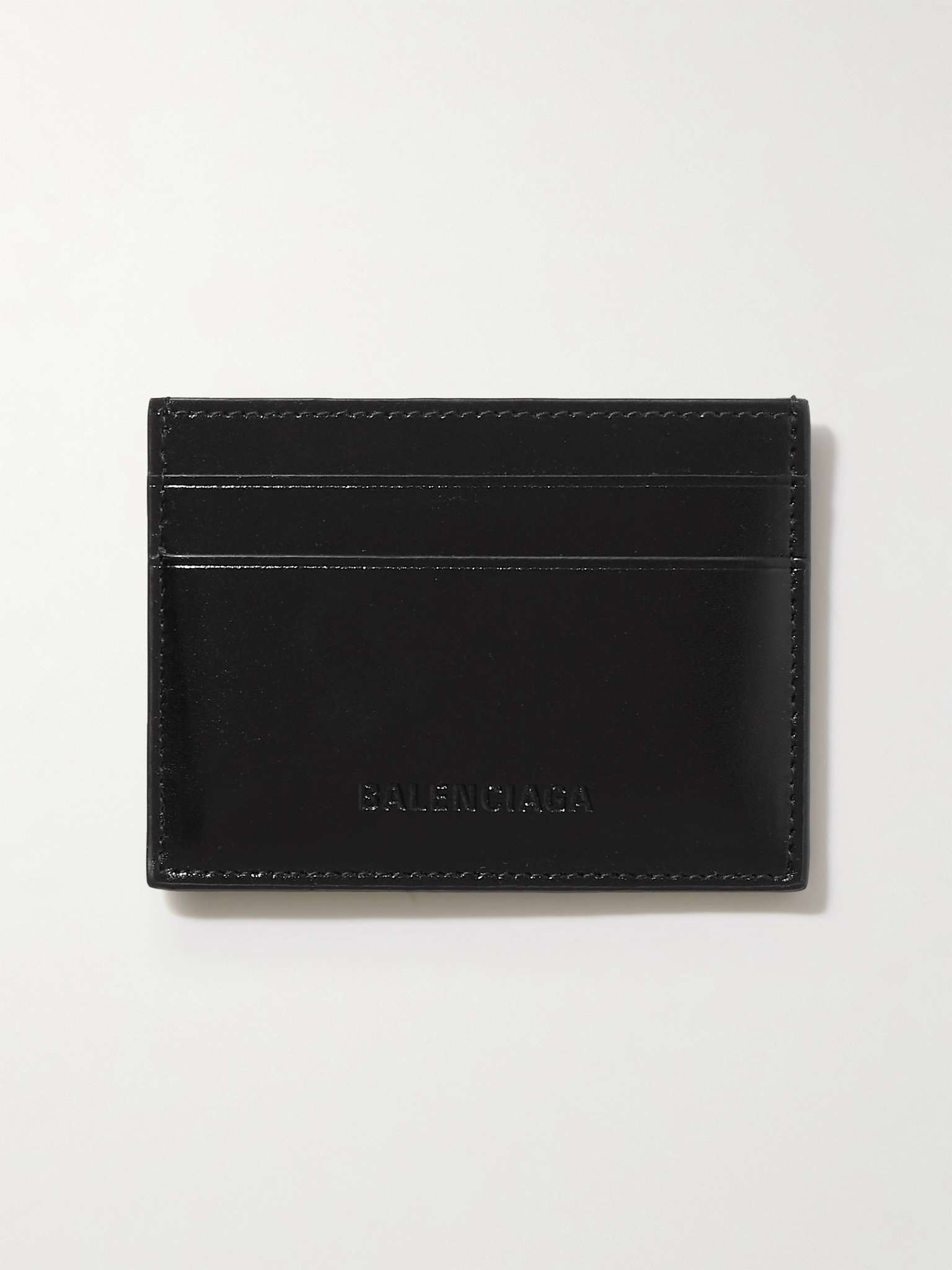 Logo-Debossed Leather Cardholder - 1