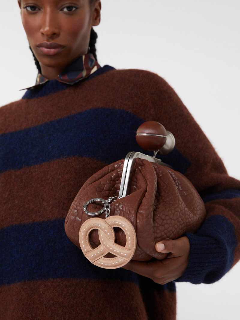 FANTINO Leather keyring - BEIGE PINK 3