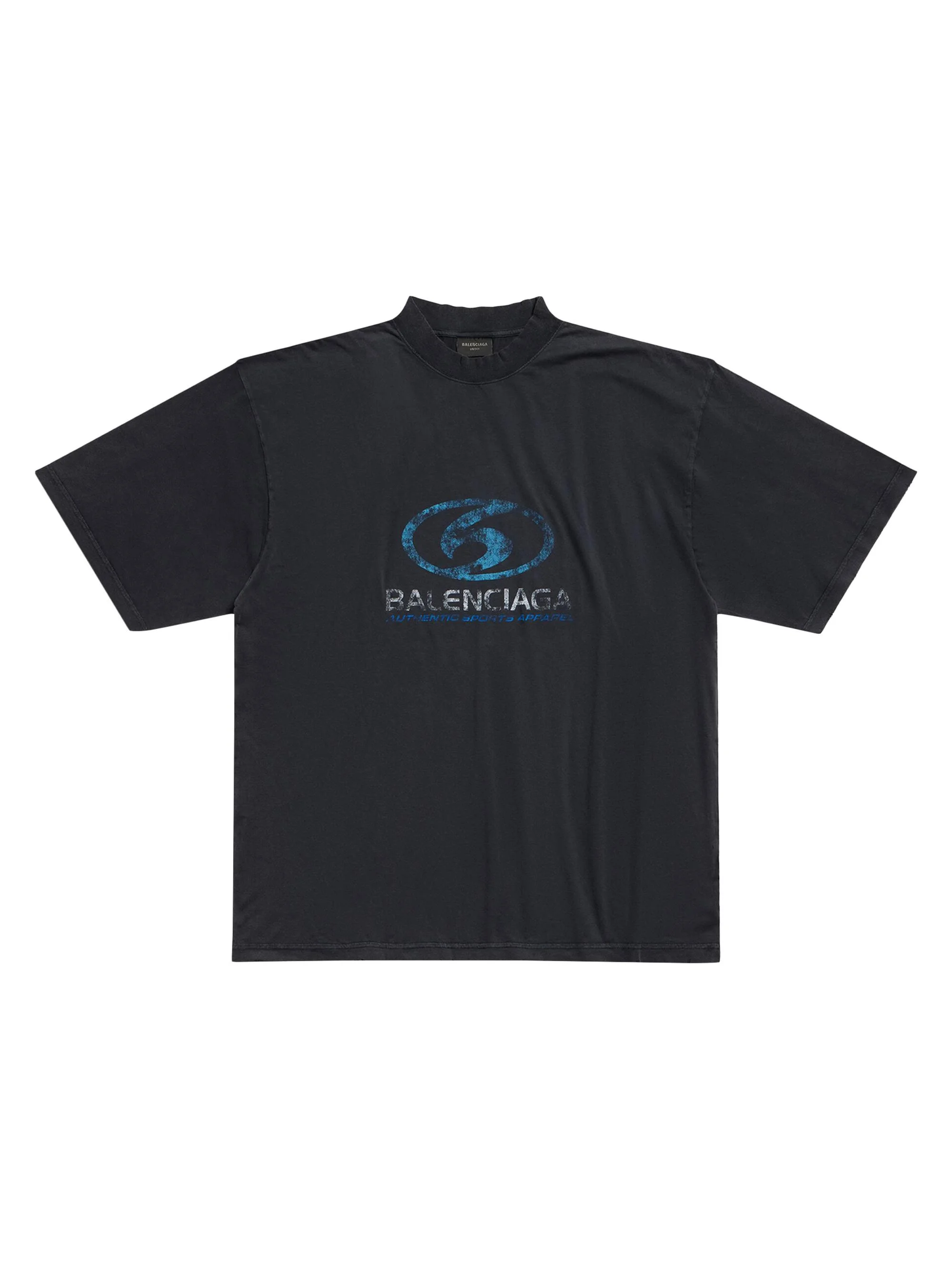 Unisex Surfer T-Shirt Medium Fit - Black Blue - 1