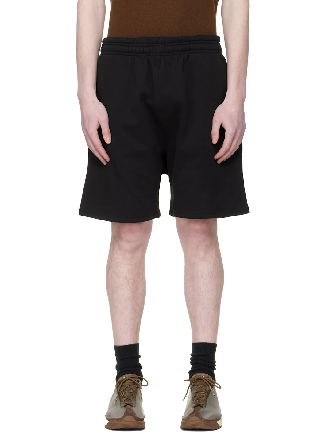 Black Standard Sweat Shorts - 1