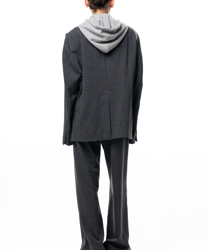 Triple Layered Houndstooth Jacket 7