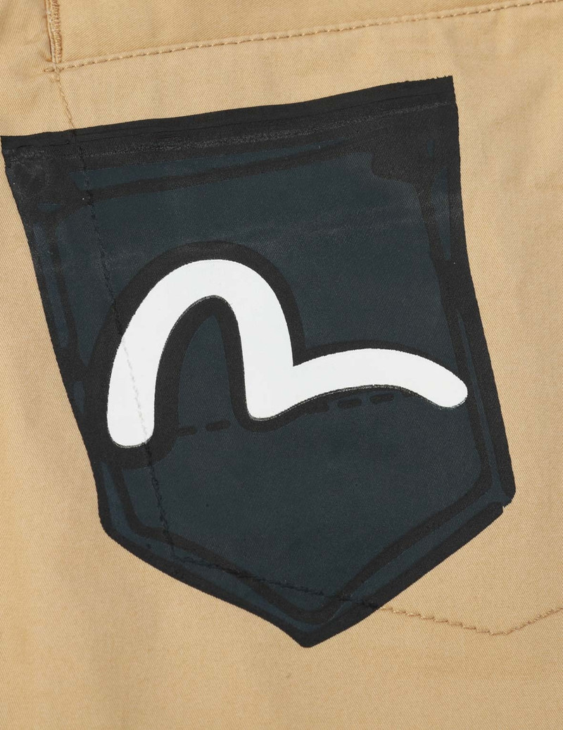 SEAGULL EMBROIDERY WOVEN SHORTS 7