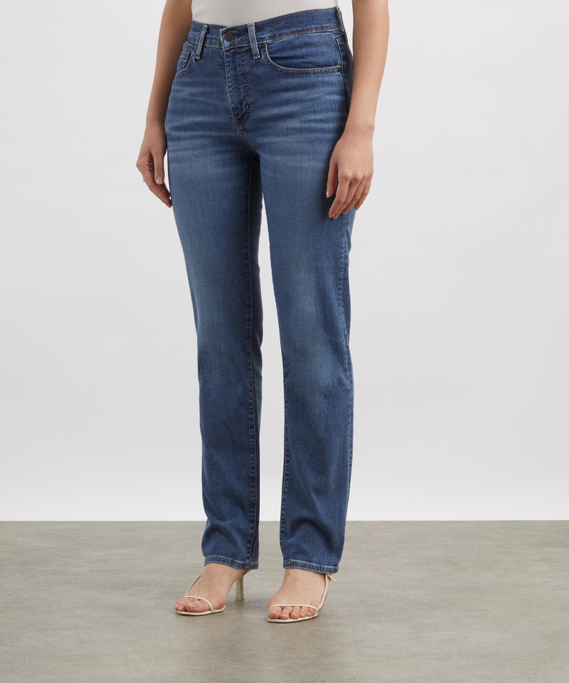 Levi's 747 High-Rise Straight Jeans in Blue Wave outlook