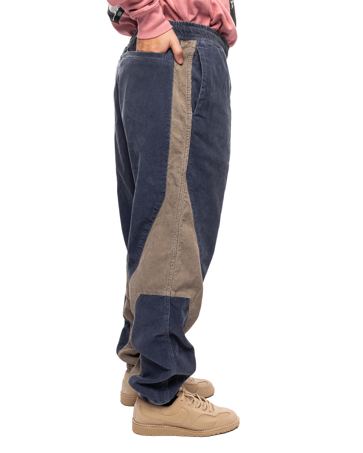 Solid Seam Cord Beach Pants - 5