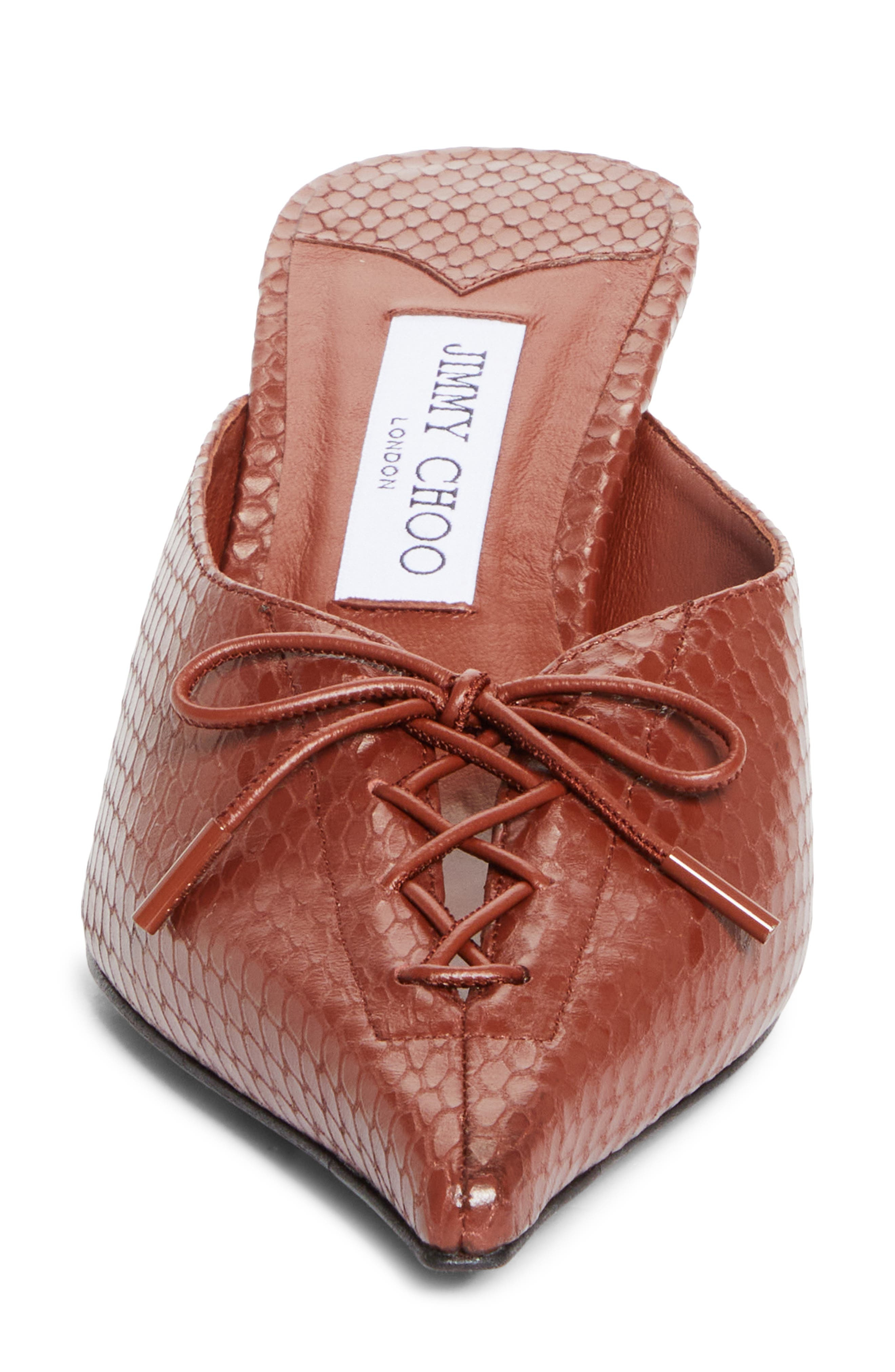 Jimmy Choo Scarlett Pointed Toe Mule in Cognac at Nordstrom - 4