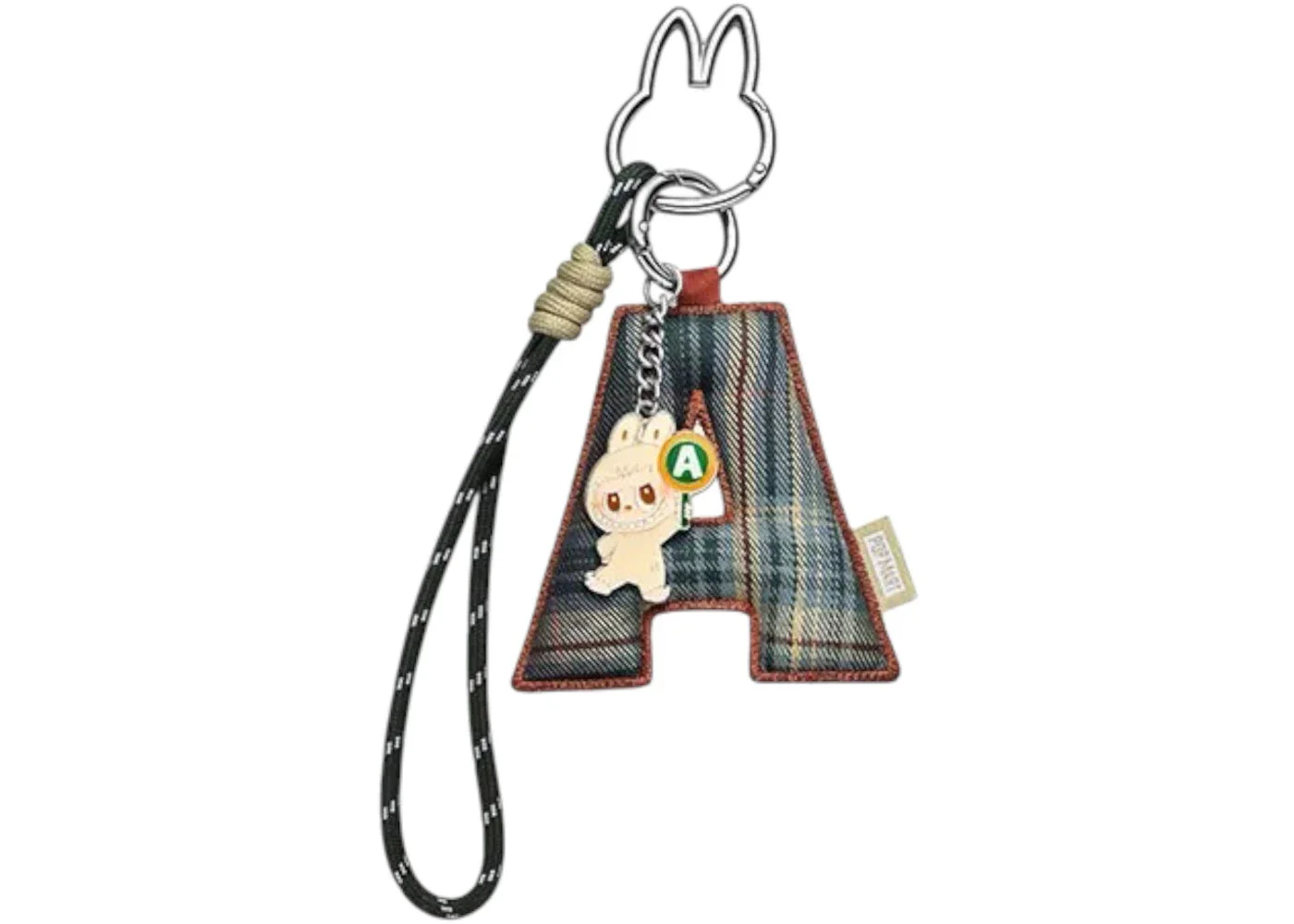Pop Mart Labubu The Monsters Pin for Love Series "A" Letter Pendant - 1