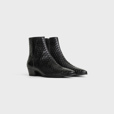 CELINE CELINE JACNO ZIPPED BOOT  IN  SHINY PYTHON outlook