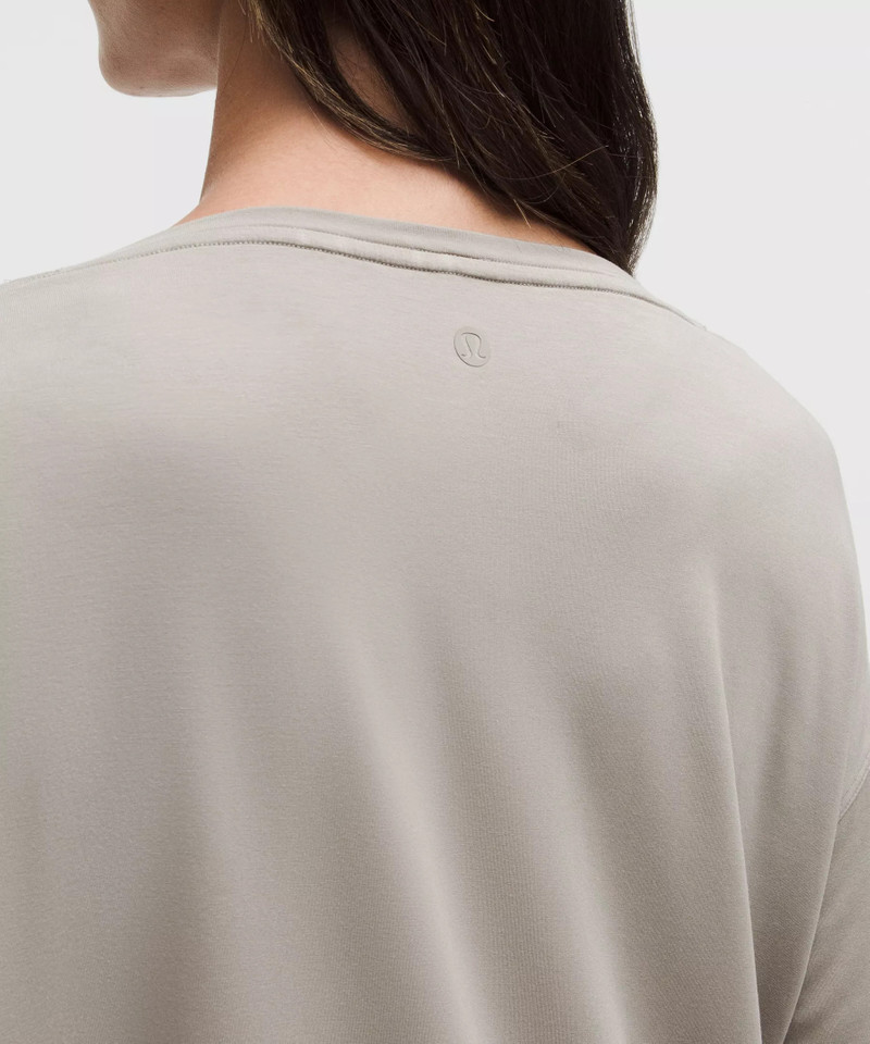 SilkAppeal Side-Slit Long-Sleeve Shirt 6